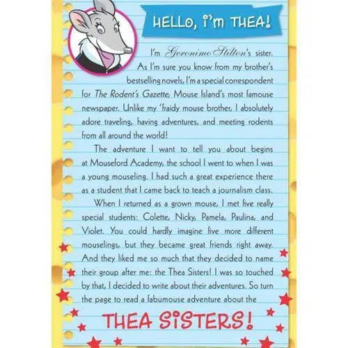 Thea Stilton #21 and the Lost Letters Scholastic