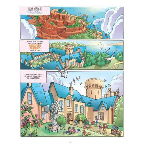 Thea Stilton Graphic Novel #1 The Secret of Whale Island Scholastic