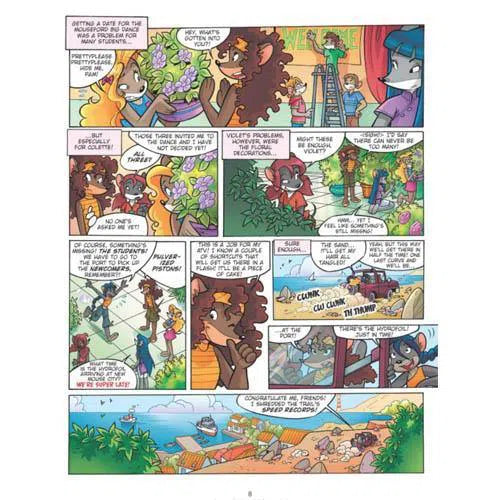 Thea Stilton Graphic Novel #1 The Secret of Whale Island Scholastic
