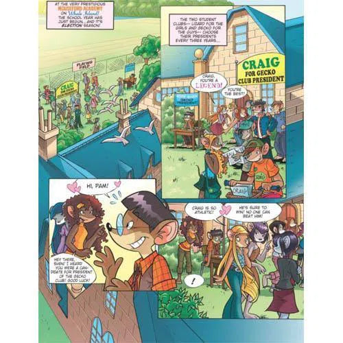 Thea Stilton Graphic Novel #2 Revenge of the Lizard Club (Paperback) Scholastic