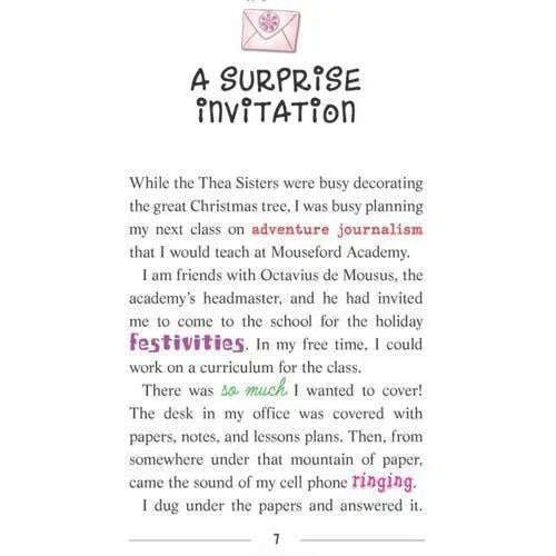 Thea Stilton Special Edition #03 The Secret of the Snow Scholastic