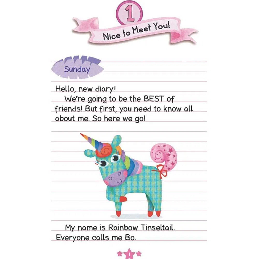 Unicorn Diaries #01 Bo's Magical New Friend (Branches) (Rebecca Elliott) Scholastic