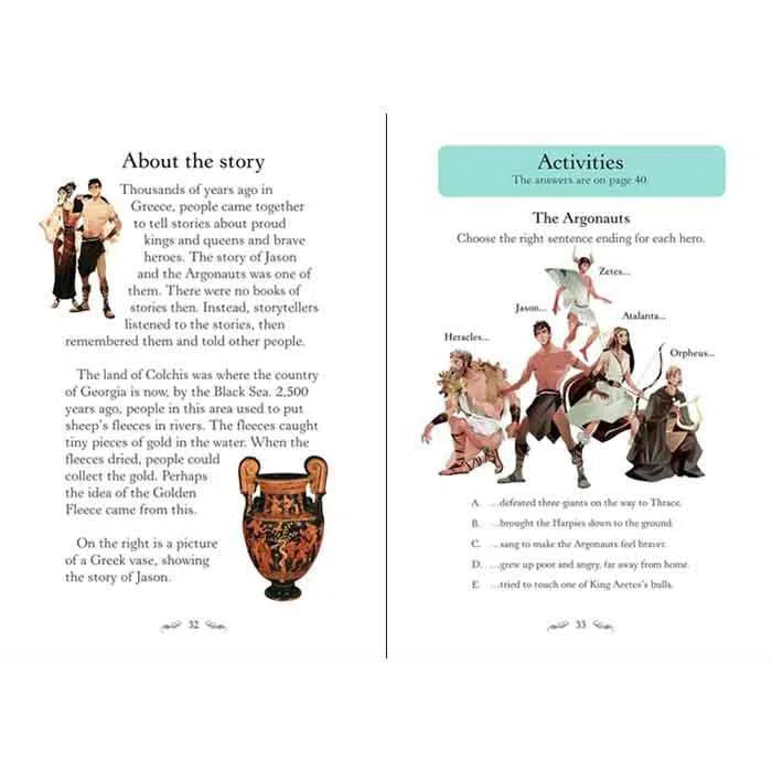 Usborne Readers (L2) Jason and the Argonauts (QR Code) Usborne