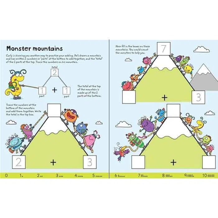 Usborne Wipe-clean Adding Usborne
