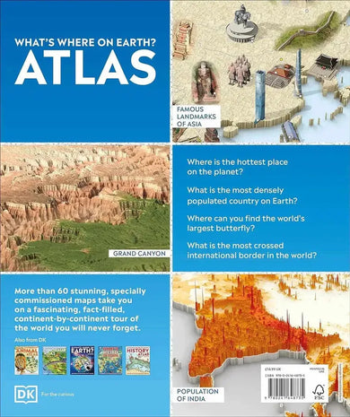 What's Where on Earth? Atlas-Nonfiction: 天文地理 Space & Geography-買書書 BuyBookBook
