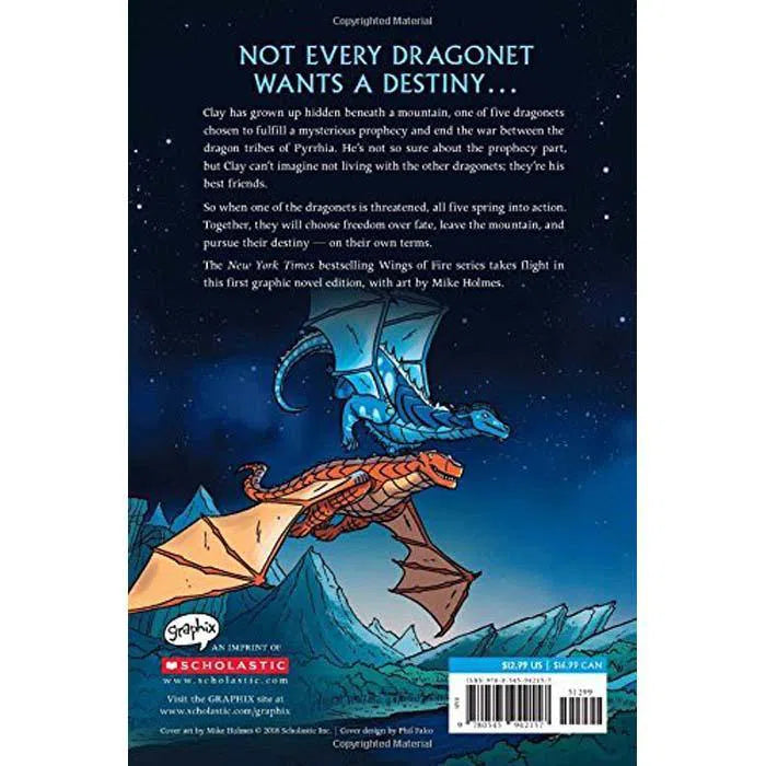 Wings of Fire Graphic Novel #01 The Dragonet Prophecy(Tui T. Sutherland) Scholastic