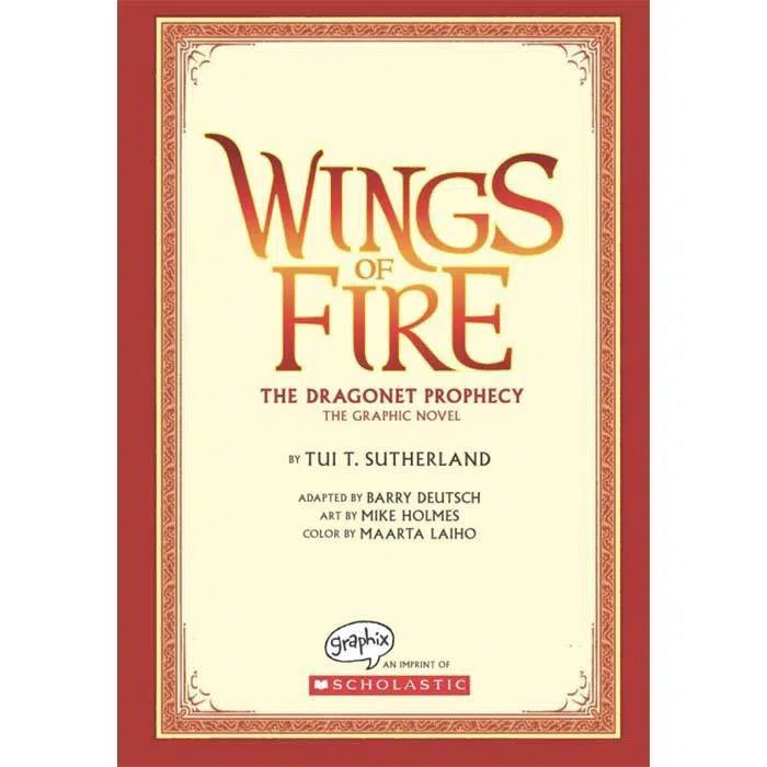 Wings of Fire Graphic Novel #01 The Dragonet Prophecy(Tui T. Sutherland) Scholastic