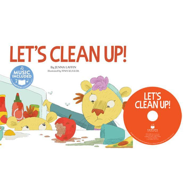 Cantata Learning Lets Clean Up! (Book + CD) Scholastic