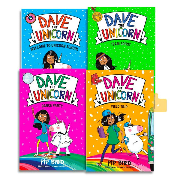 Dave the Unicorn Bundle #01-04 (4 Books) (US) (aka The Naughtiest Unicorn) (Pip Bird) Macmillan US