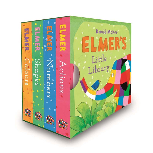 Elmer’s Little Library (4 Books) (Board Book) Walker UK