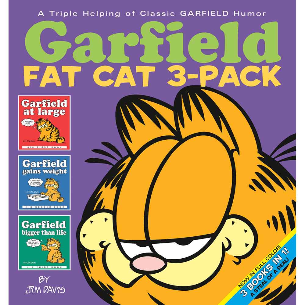 洋書Garfield Fat Cat 3-Pack(ガーフィールド英語漫画)5冊