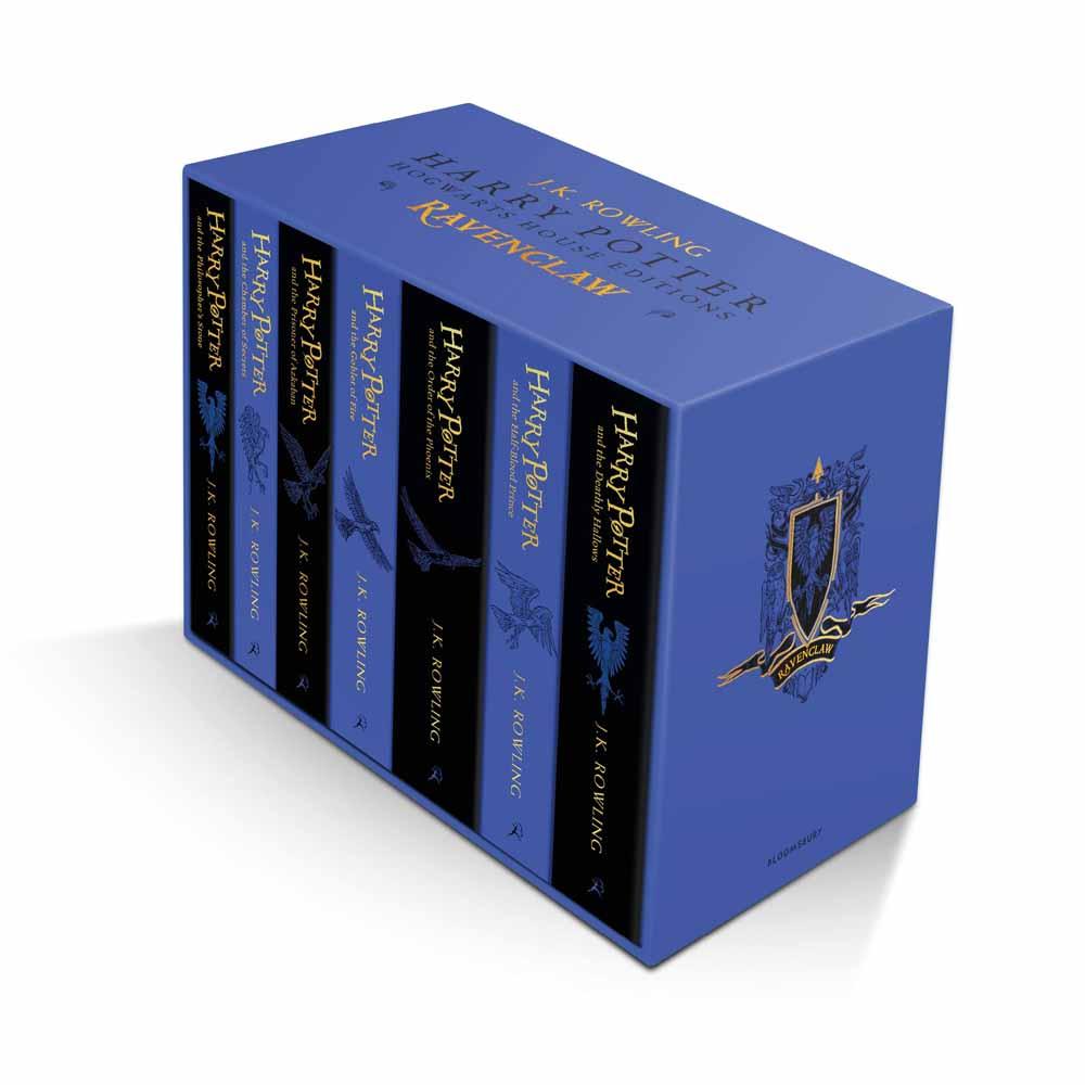 正版Harry Potter Ravenclaw House Editions Box Set (7 Books) (J.K.