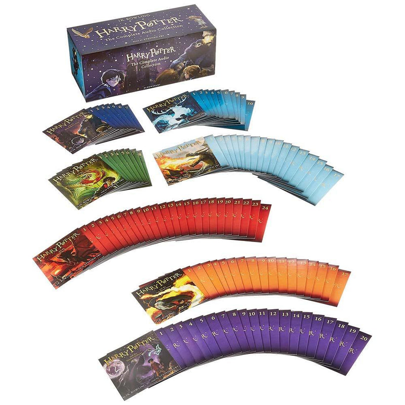 Harry Potter The Complete Book + CD Mega Bundle (7 Books + 103 Audio CDs) (J.K. Rowling) Bloomsbury