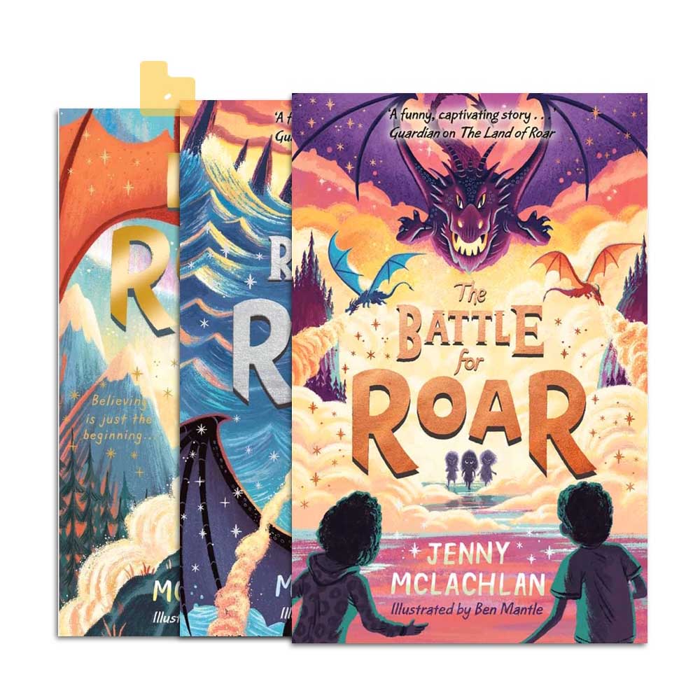 The Land of Roar Series 3 Books Collection Set by Jenny McLachlan (Lan