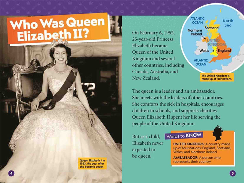 Queen Elizabeth II (L3) (National Geographic Kids Readers)-Nonfiction: 人物傳記 Biography-買書書 BuyBookBook