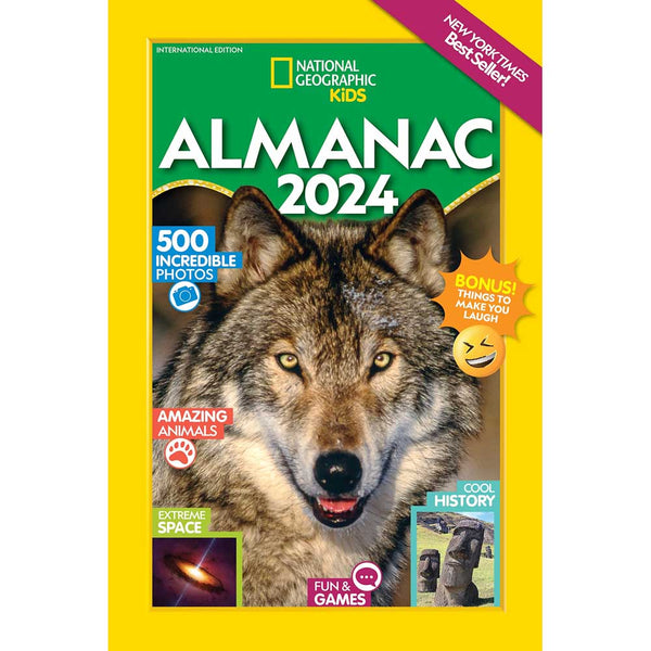 National Geographic Kids Almanac 2024 (International Edition)-Nonfiction: 參考百科 Reference & Encyclopedia-買書書 BuyBookBook