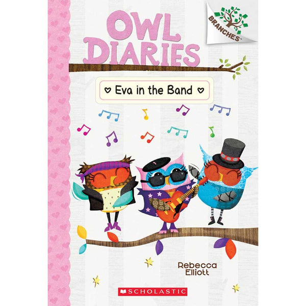 Owl Diaries #17 Eva in the Band (Branches) (Rebecca Elliott)-Fiction: 橋樑章節 Early Readers-買書書 BuyBookBook
