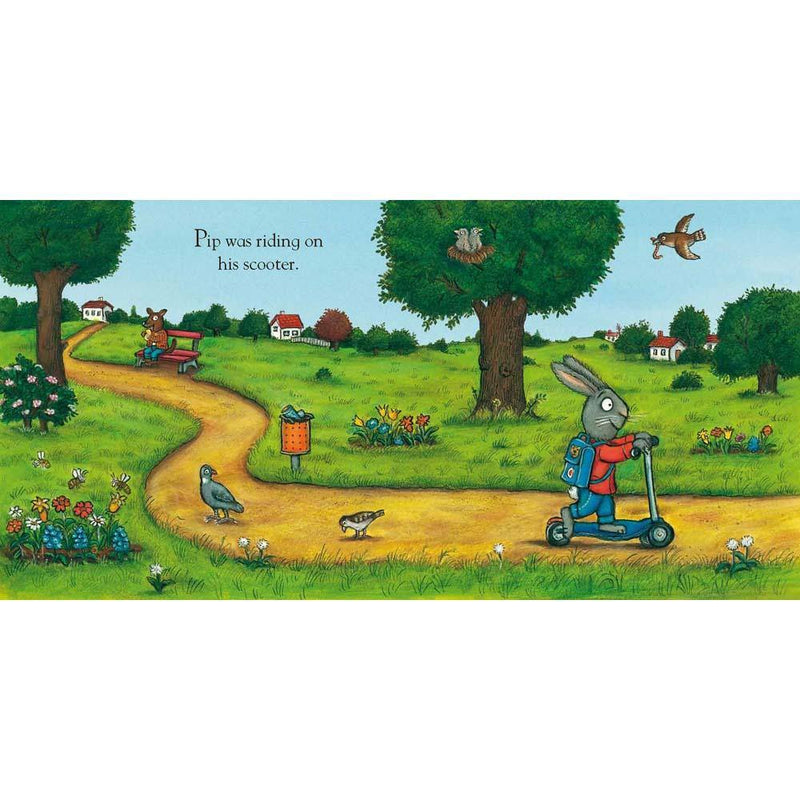 Pip and Posy The Super Scooter ( Book with Audio QR Code )(Axel Scheffler) Nosy Crow