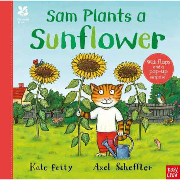 Axel Scheffler National Trust Planting Books - Sam Plants a Sunflower (Axel Scheffler) - 買書書 BuyBookBook