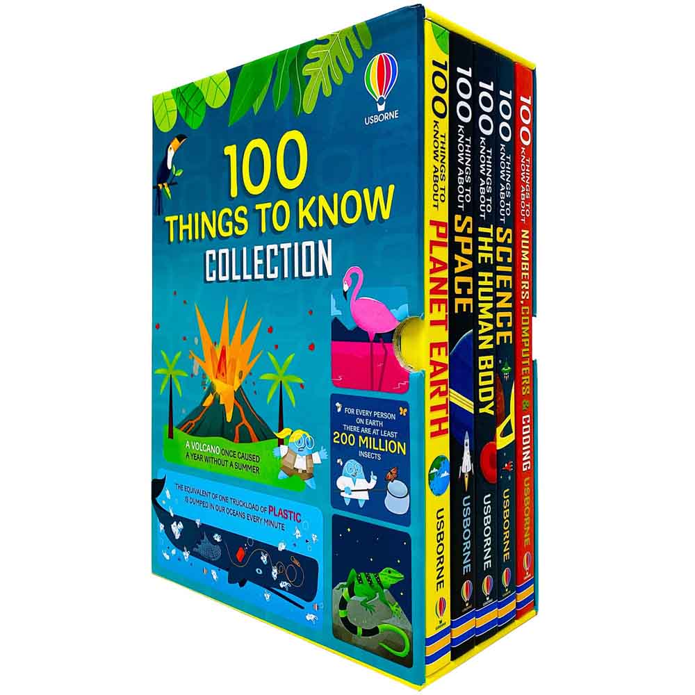 Usborne 100 Things To Know Collection 5 Books Box Set