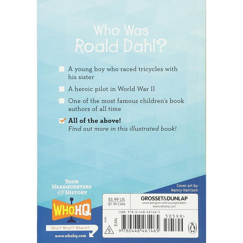 Who Was Roald Dahl? (Who | What | Where Series) PRHUS