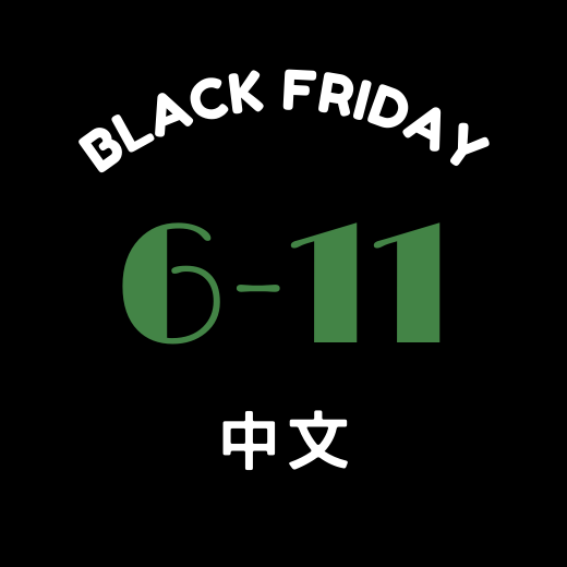 Black Friday Sale 2025 (6-11歲) 黑五感恩折