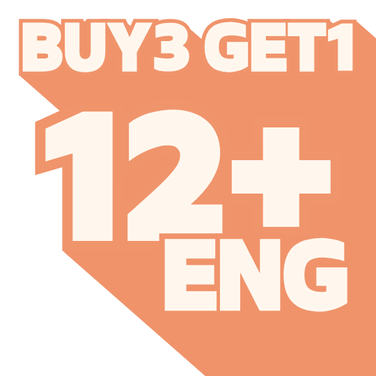 Age 12+: Eng (Buy-3-Get-1)