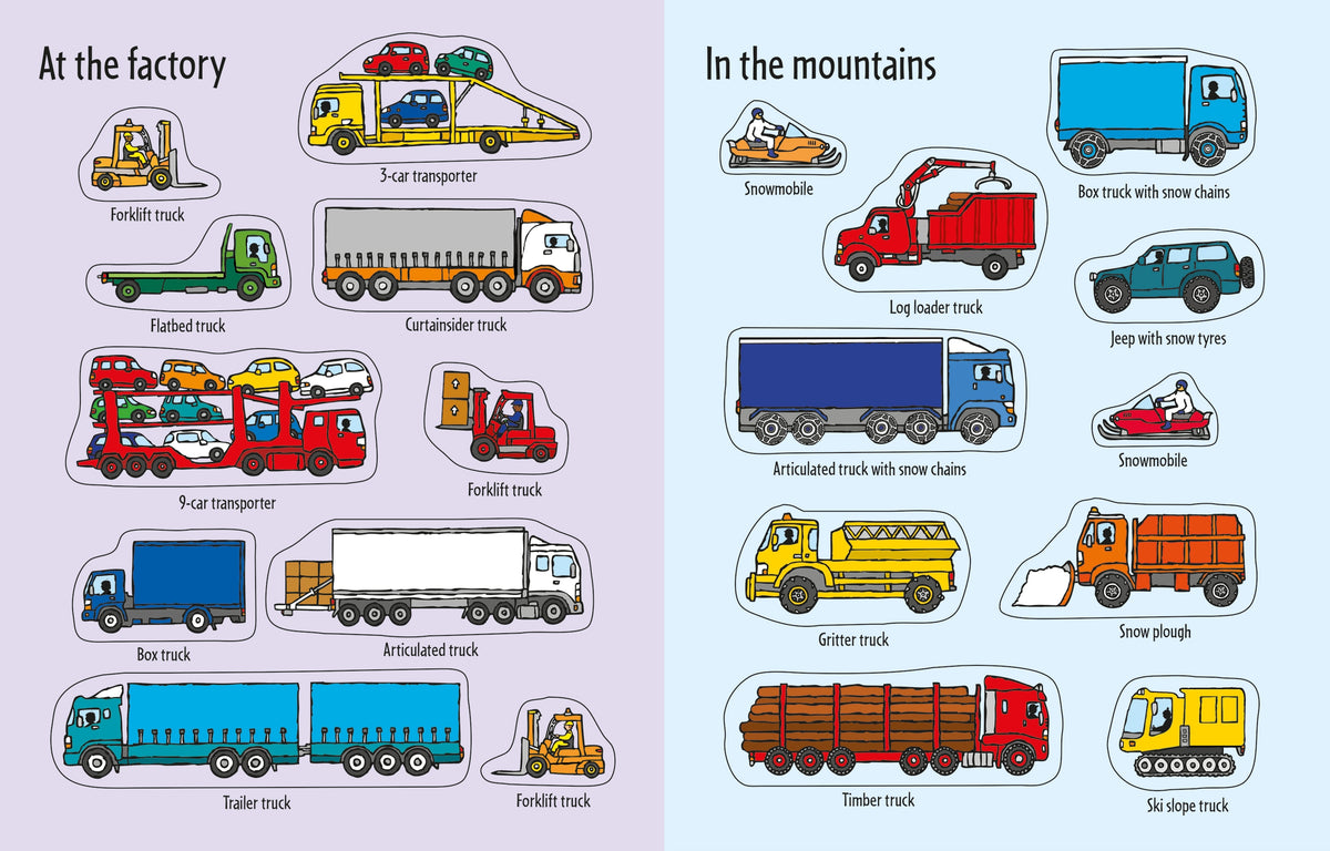 First Sticker Book Trucks interior 1 (ISBN 9780746089415) [onix-asset:0a95bfb8584874f1b76ee5934767dcb839f6c774c6a68ad3fecff4bcaeb0ea3f]
