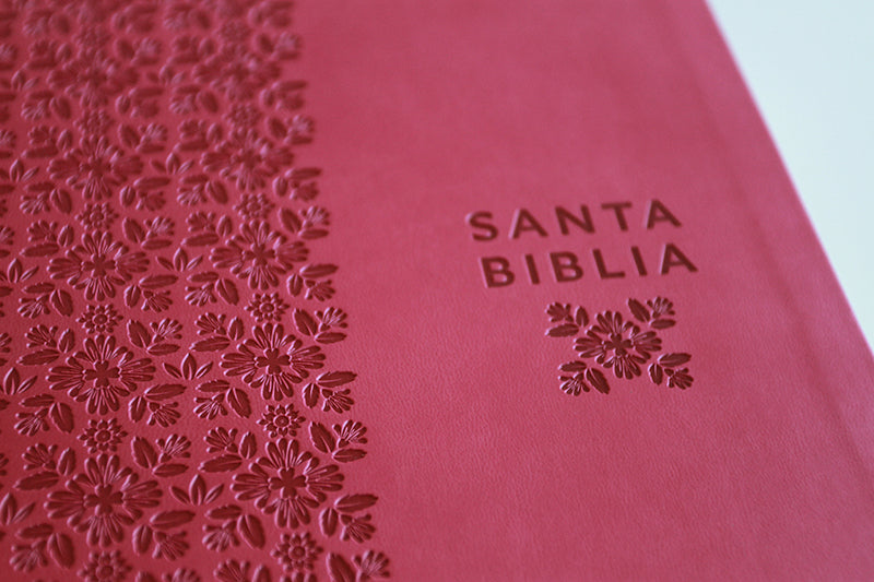 Biblia Reina Valera Revisada 1960 letra súper gigante, símil piel fucsia rosada / Spanish Bible RVR 1960 Super Giant Print, Fuchsia Pink Leathersoft interior 5 (ISBN 9798890980045) [onix:3e47fb55cfd83e388006bd6bcd798d3c]