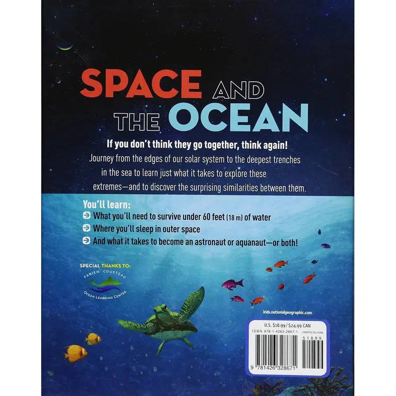 NGK: Astronaut-Aquanaut: How Space Science and Sea Science Interact (Hardback) National Geographic