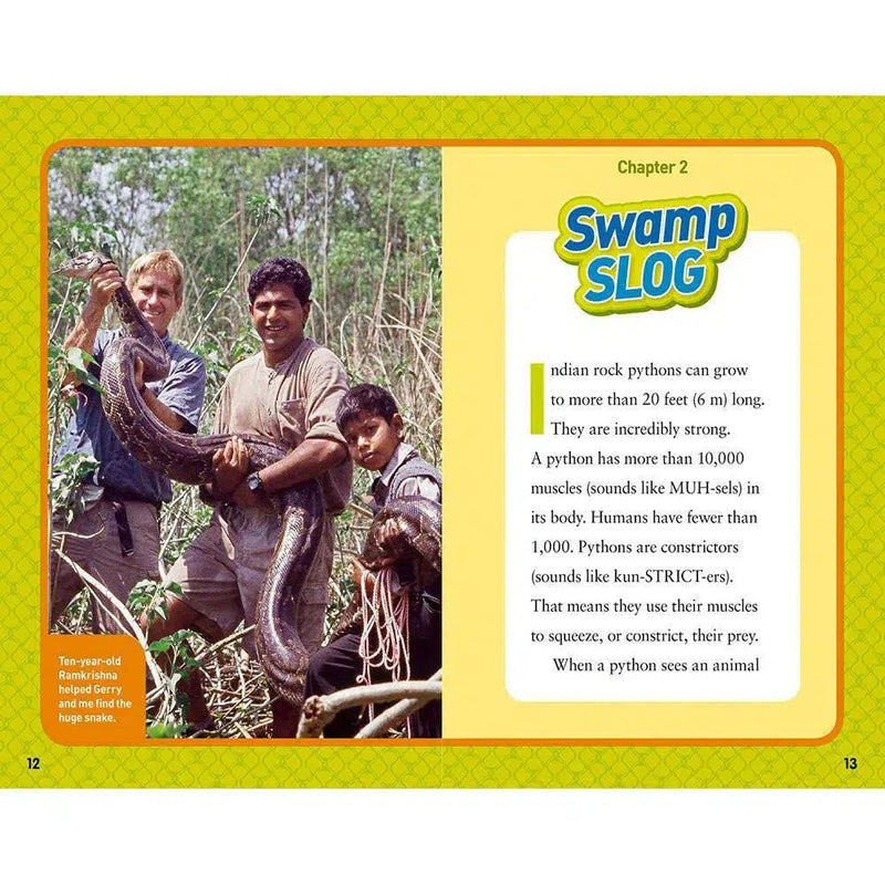 National Geographic Kids Chapters: Scrapes With Snakes-Children’s / Teenage fiction: General and modern fiction-買書書 BuyBookBook