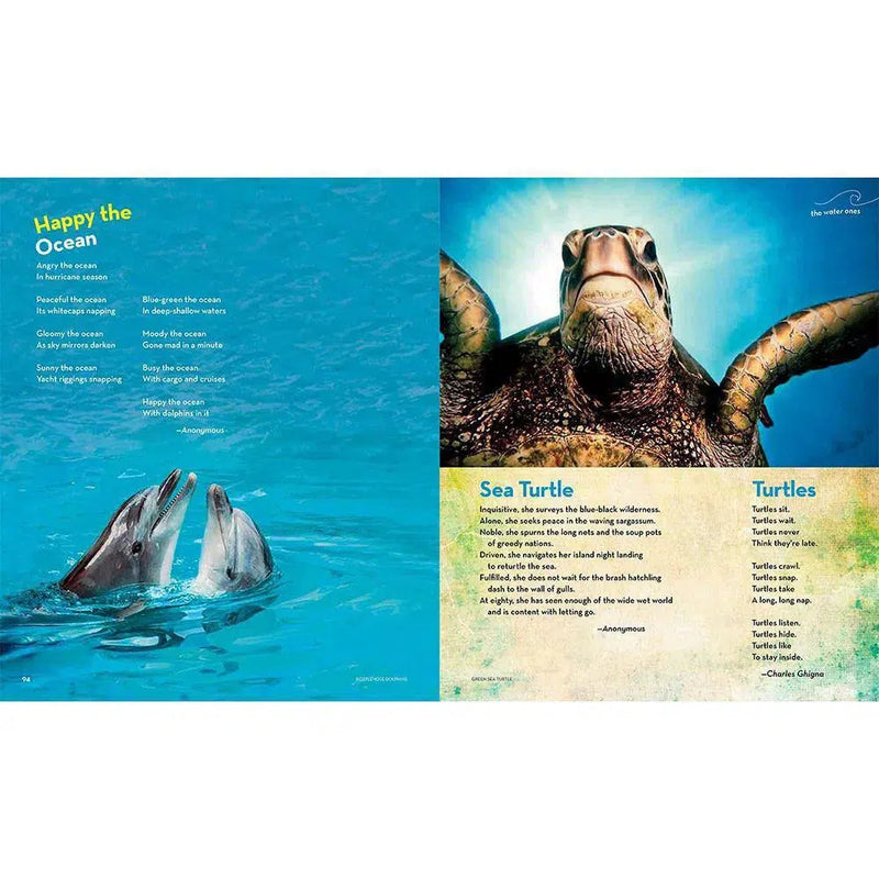 National Geographic Book of Animal Poetry-Children’s / Teenage: poetry/ anthologies/ annuals-買書書 BuyBookBook