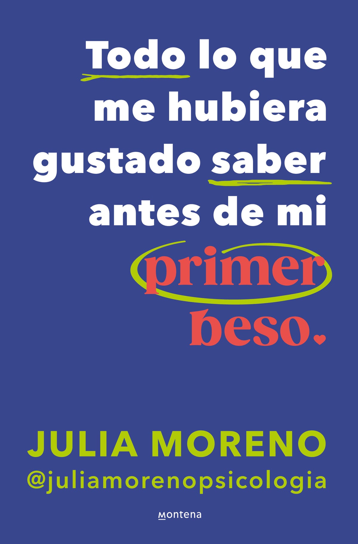 Todo lo que me hubiera gustado saber antes de mi primer beso / Everything I Wish I Had Known Before My First Kiss cover (ISBN 9788419848079) [onix:924bc348c3be7866f432042cfd1d18d3]