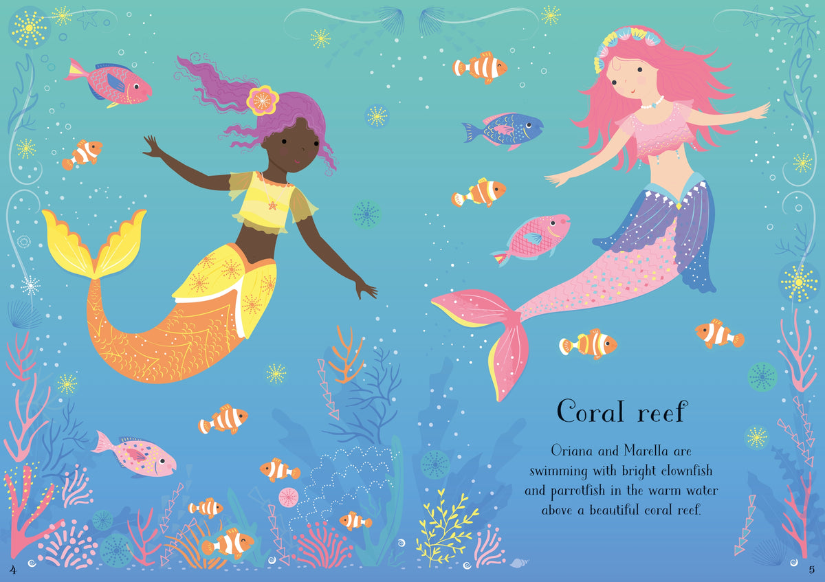 Little Sticker Dolly Dressing Mermaid interior 1 (ISBN 9781474921855) [onix-asset:32d631dfdadabc218f369620d14a95e831a3500a5ad0ee9d79ba6f944aa90b2b]