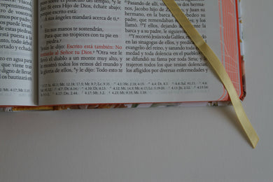 Biblia RVR 1960 letra grande tamaño manual, HC, flores rosadas y cantos pintados / Spanish Bible RVR 1960 Handy Size Large Print with flowers and sprayed edge interior 10 (ISBN 9798890982162) [onix:9c73d669e362c47b39e7de4d88cb8f37]