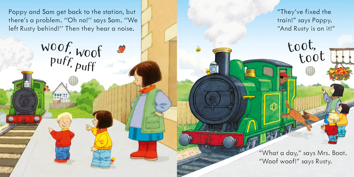 Poppy and Sam's Noisy Train Book interior 1 (ISBN 9781474962568) [onix-asset:fe4260a1aaf167ebfe388fcd2b2766365e5ac970fc9997058e9118bd9a4fc06e]