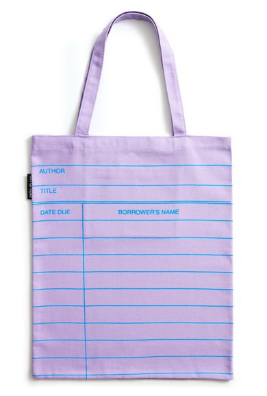 Library Card (Lilac) Tote Bag cover (ISBN 9798217521302) [onix-asset:d0b226b5c3bd48762adc8181b848b5f06c7c623b079695339af33e05f39d8a46]