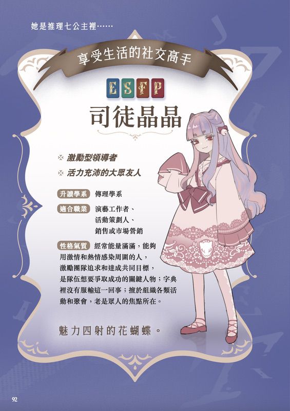 推理七公主——測試與揭露她們與你的 MBTI-故事: 偵探懸疑 Detective & Mystery-買書書 BuyBookBook