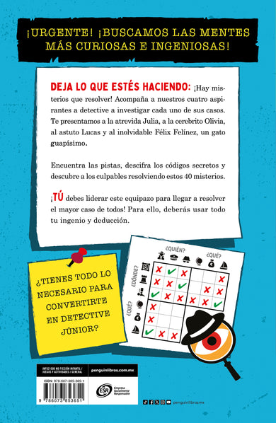 Murdle júnior: Casos curiosos para mentes curiosas. 40 misterios ¡Rómpete el coco! / Murdle Jr.: Curious Crimes for Curious Minds interior 1 (ISBN 9786073853651) [onix:546a36ecc4822f8553dfa592fd666324]