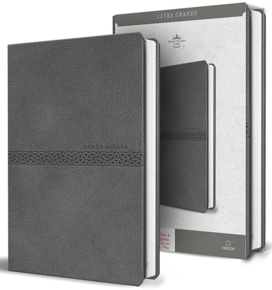 Biblia RVR 1960 letra grande, tamaño manual, símil piel gris, edición económica / RVR 1960 Bible, Large Print Handy Size, Gray Imitation Leather, Economic cover (ISBN 9798890985514) [onix:d48b956b71cfe2187cfa96cc2acc14fe]