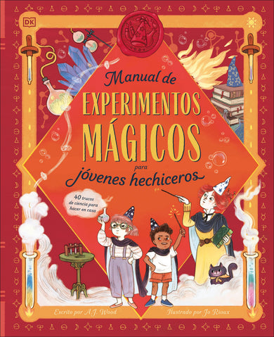 Manual de experimentos magicos para jovenes hechiceros (A Wizard's Guide to Magical Experiments) cover (ISBN 9798217133789) [onix:1a4a371ea5a0eb955353fe4b233e0499]