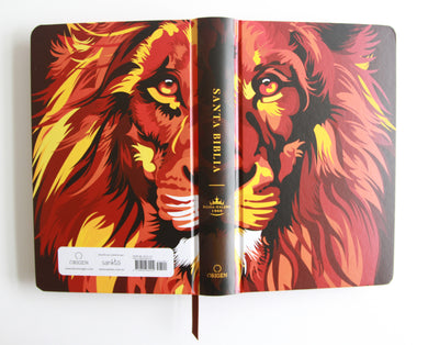 Biblia RVR 1960 letra grande tamaño manual, TD León de Judá marrón (Edición cantos pintados) / Spanish Bible RVR 1960 Handy Size Large, Hardcover Lion of interior 3 (ISBN 9798890982209) [onix:044ae7e5fbb0f4096c3f5e0d36992193]