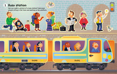 Make a Picture Sticker Book Trains, Trucks & Tractors interior 1 (ISBN 9781409551560) [onix-asset:c48c1e0d438268696e132b72e65adb4a69d810386a6e9906bf36a03c90351aa7]