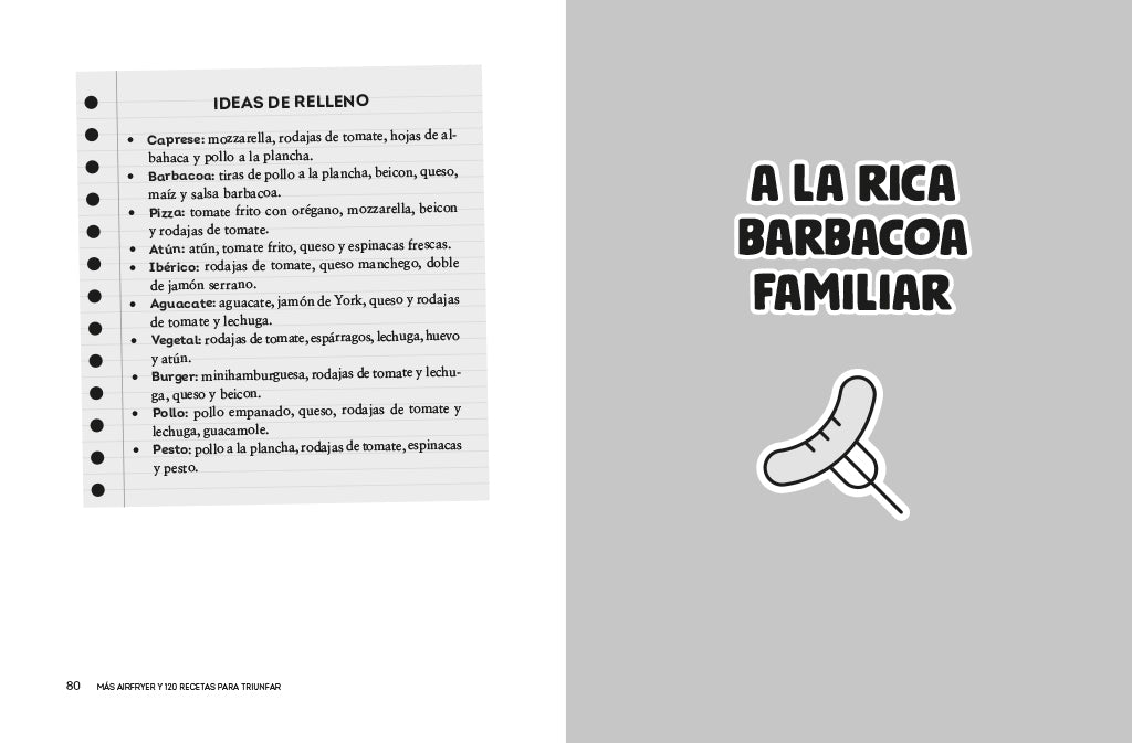 Más airfryer y 120 recetas para triunfar / More Air Fryer and 120 Successful Recipes interior 2 (ISBN 9791387629526) [onix:380e3246f96c0184a42726c9cf5618a6]
