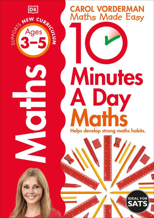 10 Minutes A Day Maths, Ages 3-5 (Preschool)-Children’s Educational: Mathematics/ science/ technology-買書書 BuyBookBook