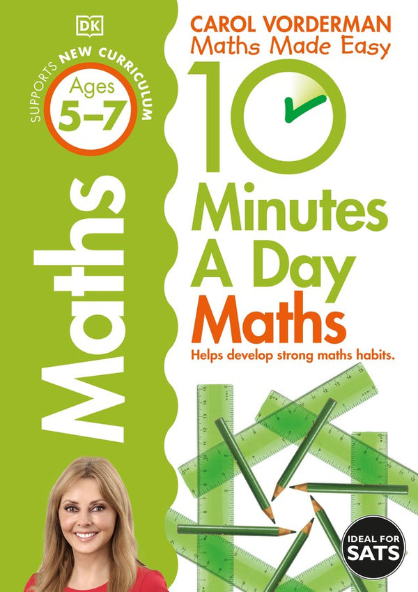 10 Minutes A Day Maths, Ages 5-7 (Key Stage 1)-Educational: Mathematics and numeracy-買書書 BuyBookBook