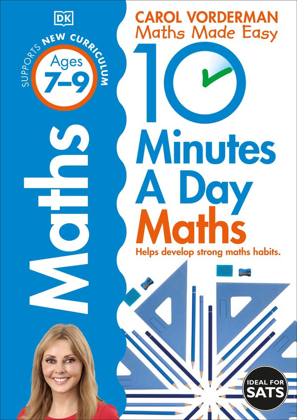 10 Minutes A Day Maths, Ages 7-9 (Key Stage 2)-Educational: Mathematics and numeracy-買書書 BuyBookBook