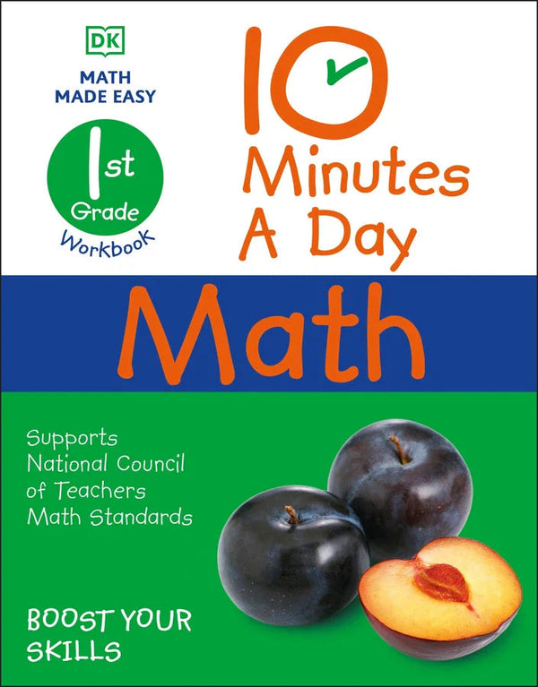 10 Minutes a Day Math, 1st Grade-Children’s / Teenage general interest: Science and technology-買書書 BuyBookBook