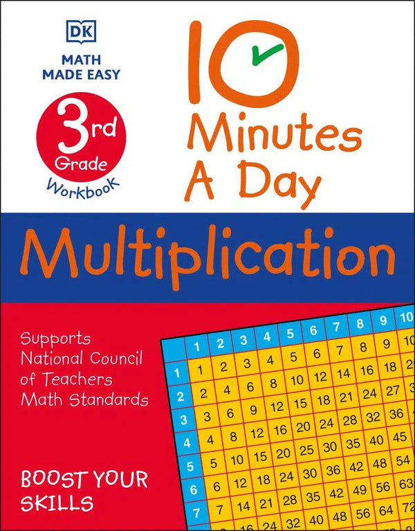 10 Minutes a Day Multiplication, 3rd Grade-Children’s / Teenage general interest: Science and technology-買書書 BuyBookBook