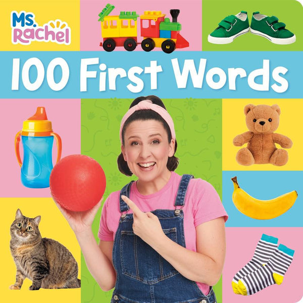 100 First Words (Ms. Rachel)-Children’s / Teenage fiction: General and modern fiction-買書書 BuyBookBook